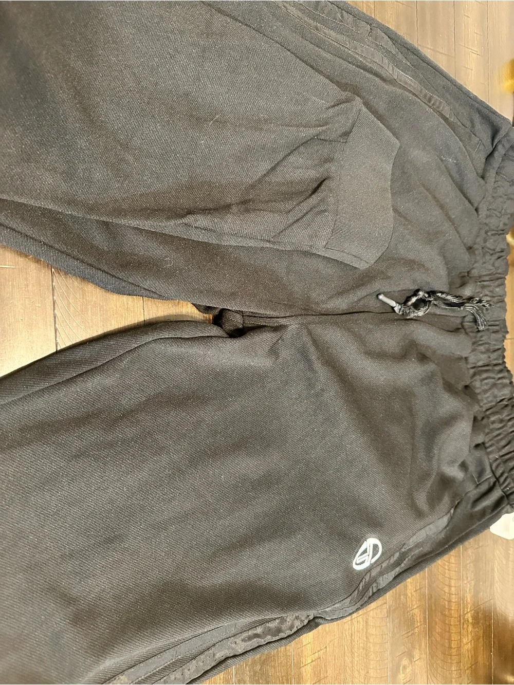 Sergio Tacchini Black Men's Joggers with Logo Accent